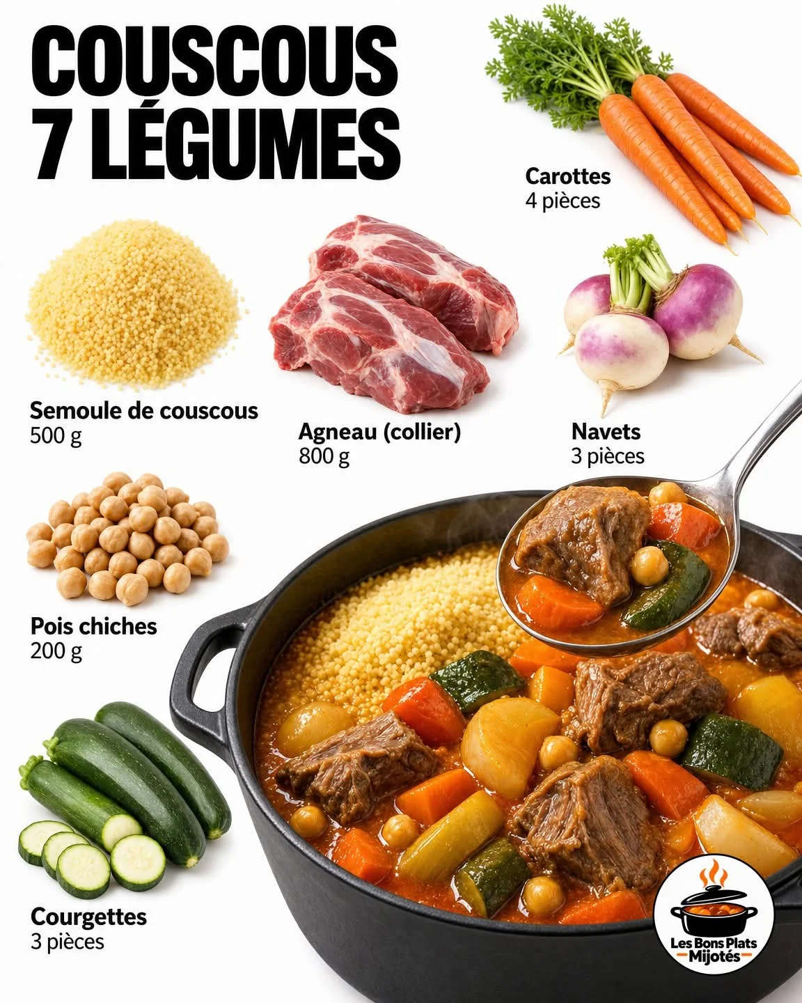 Couscous aux 7 légumes