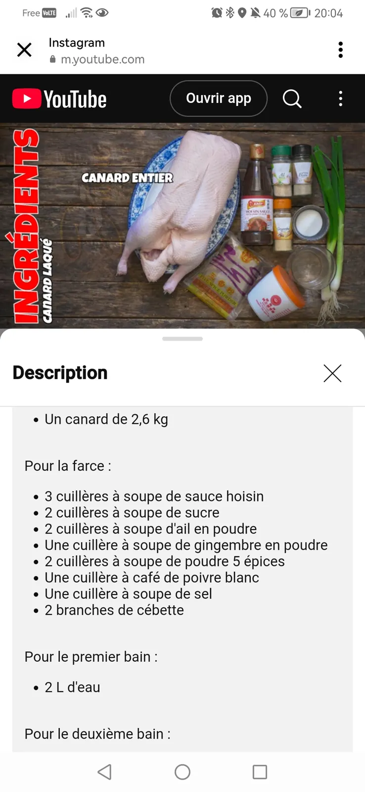 Canard laqué