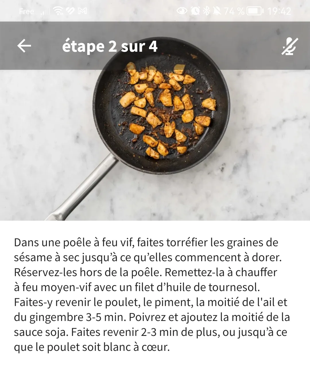 Nouille poulet edamame carottes