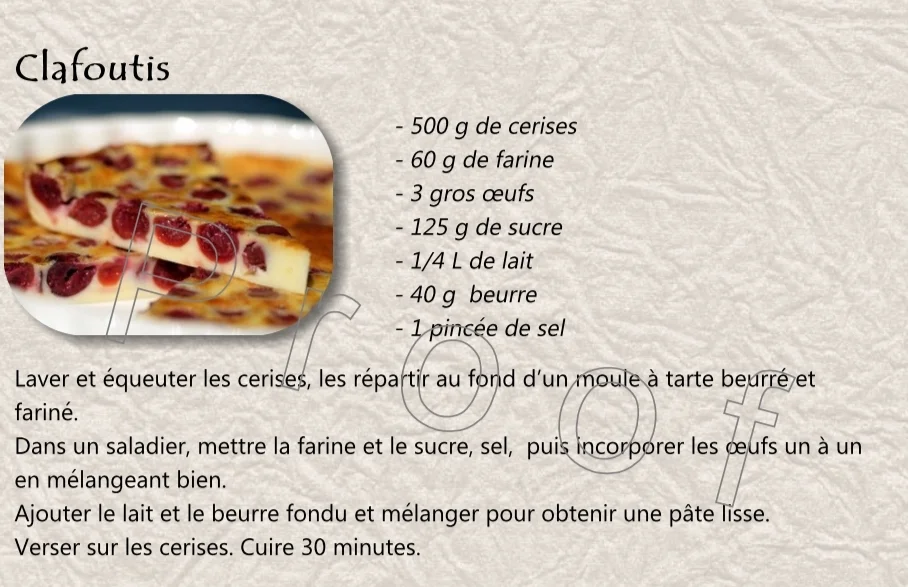 Clafoutis