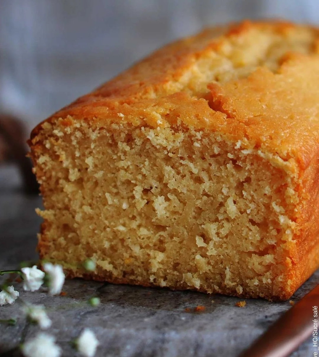 Cake sucré citron-coco