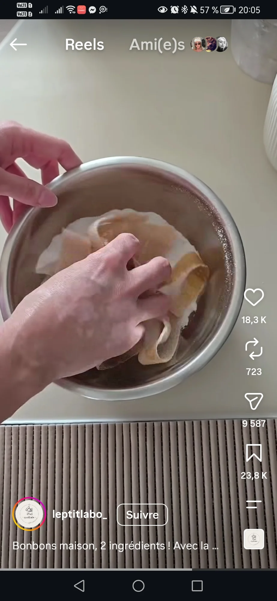 Bonbons à la compote de pomme