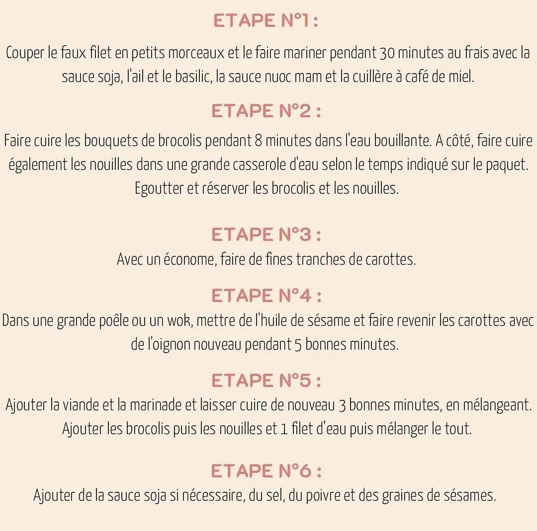 Nouilles au bœuf