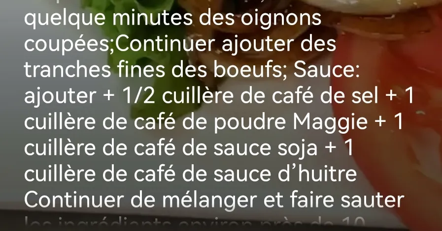 Bœuf aux oignons