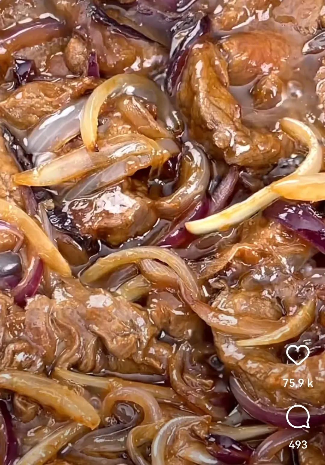 Bœuf aux oignons