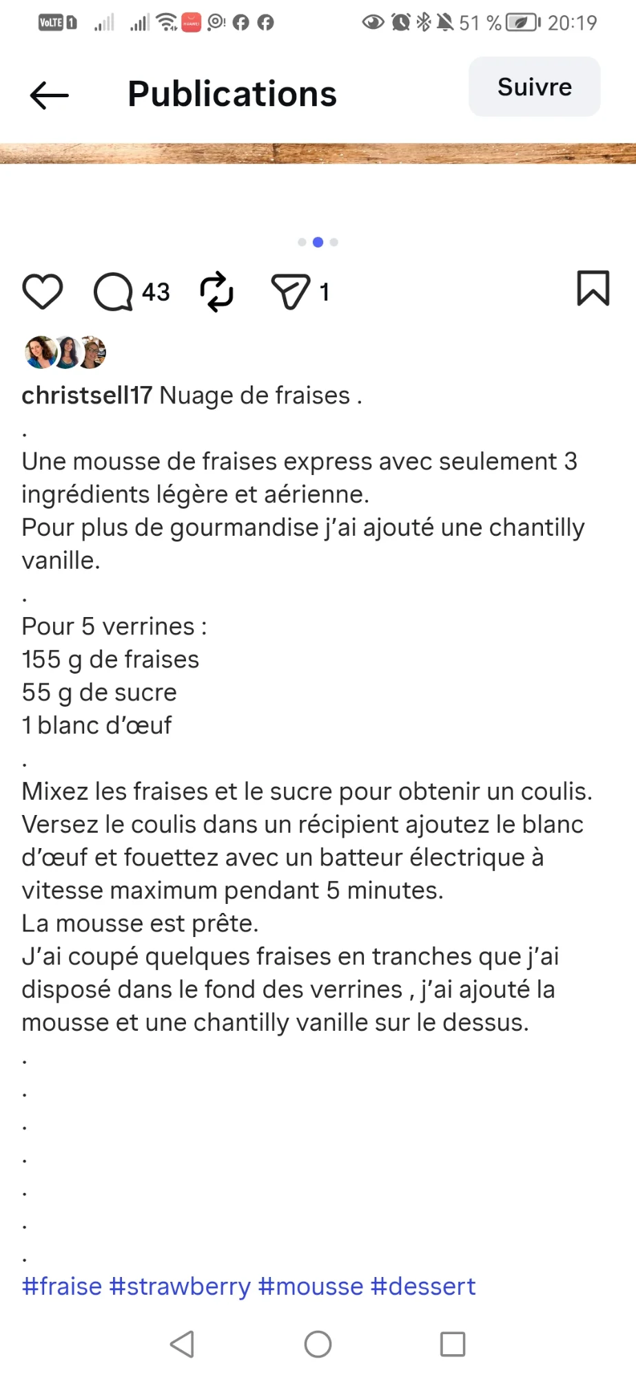 Nuage de fraises