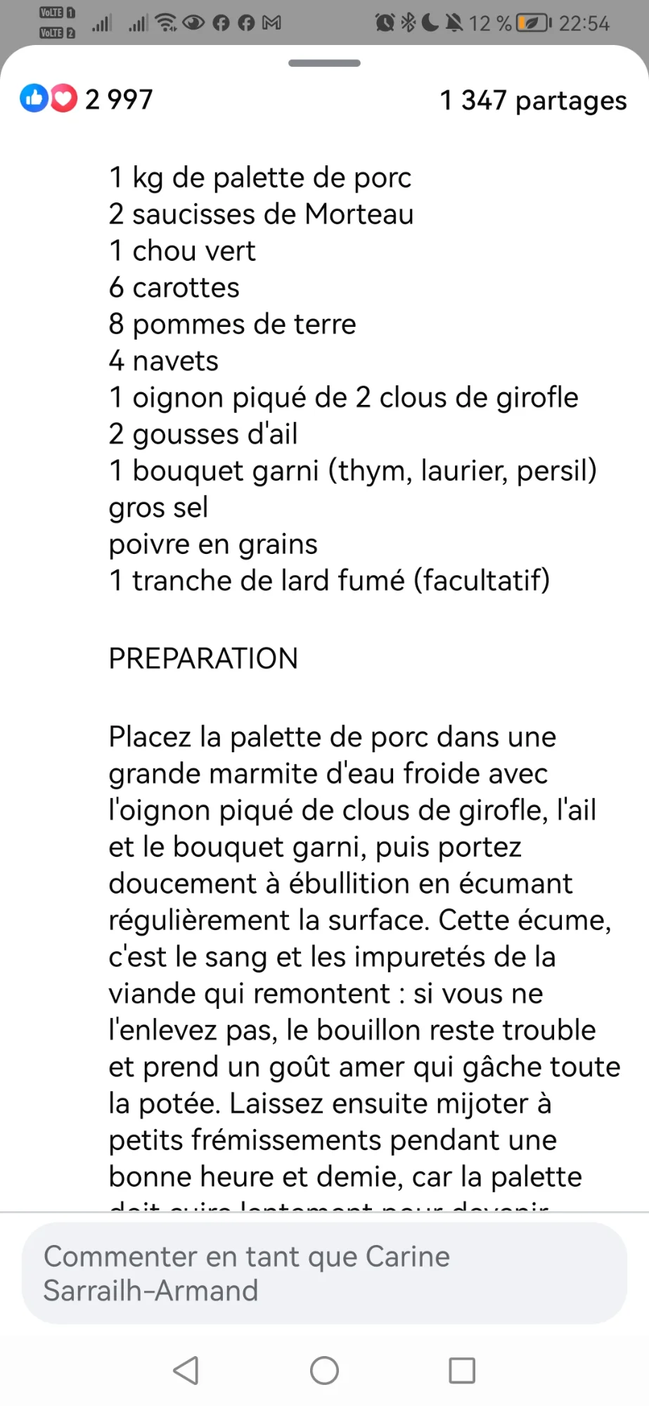 Potée auvergnate généreuse