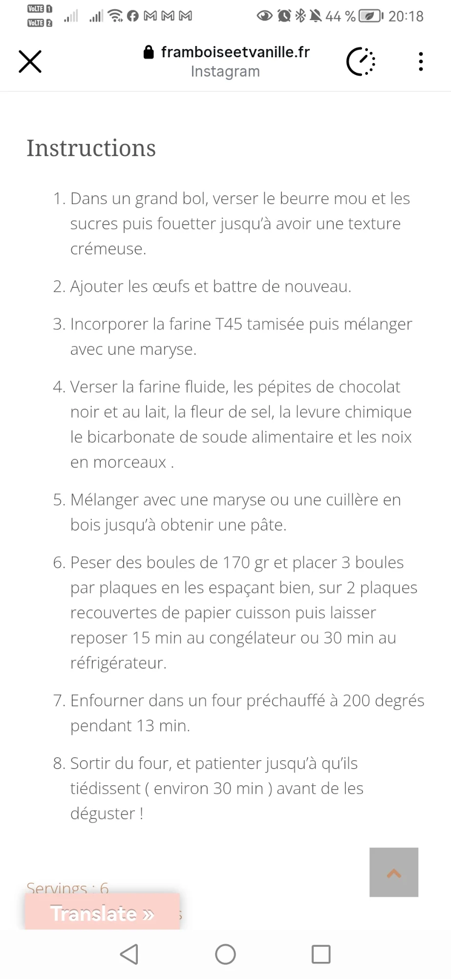 Cookies aux pépites de chocolat et aux noix