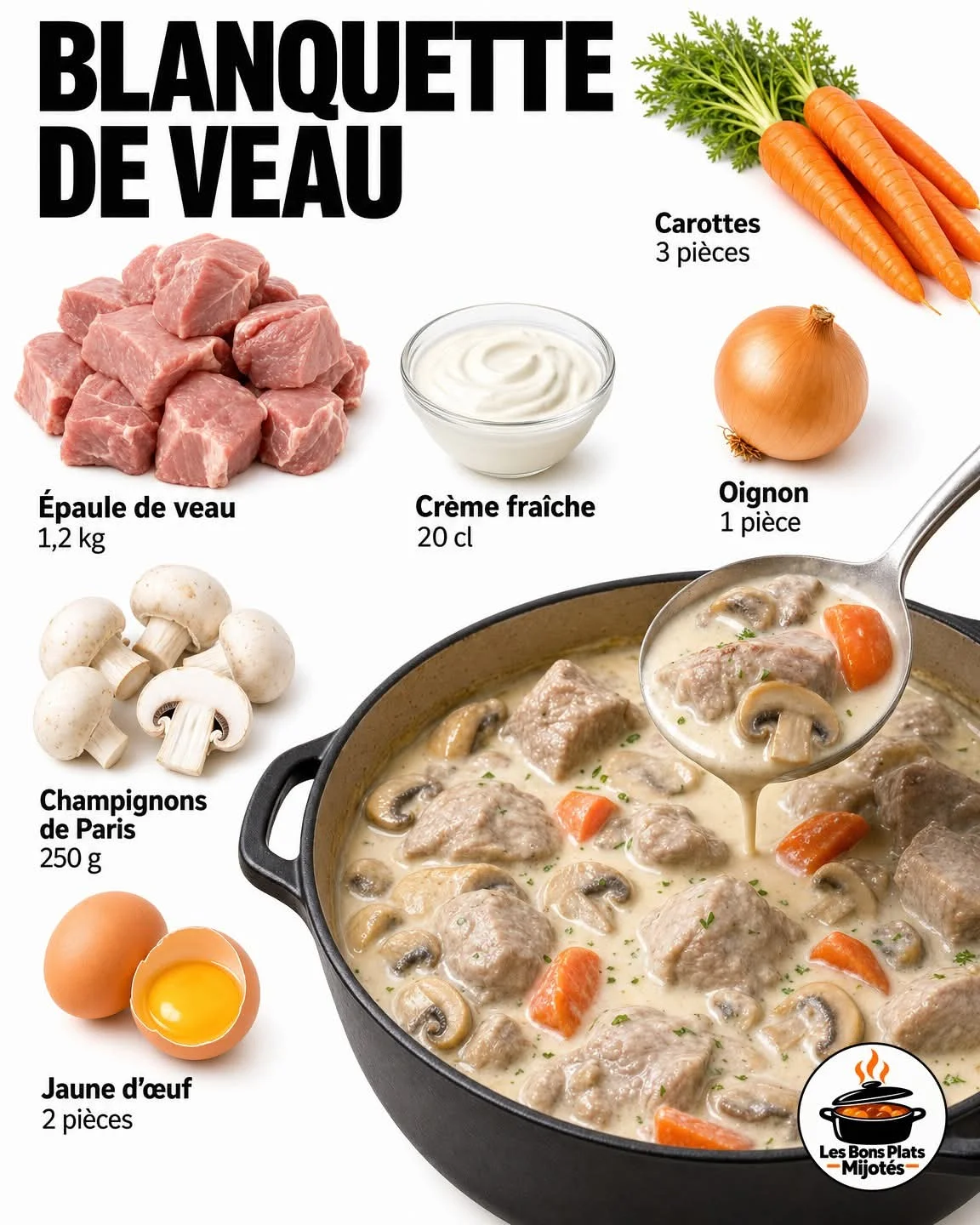 Blanquette de veau à l'ancienne