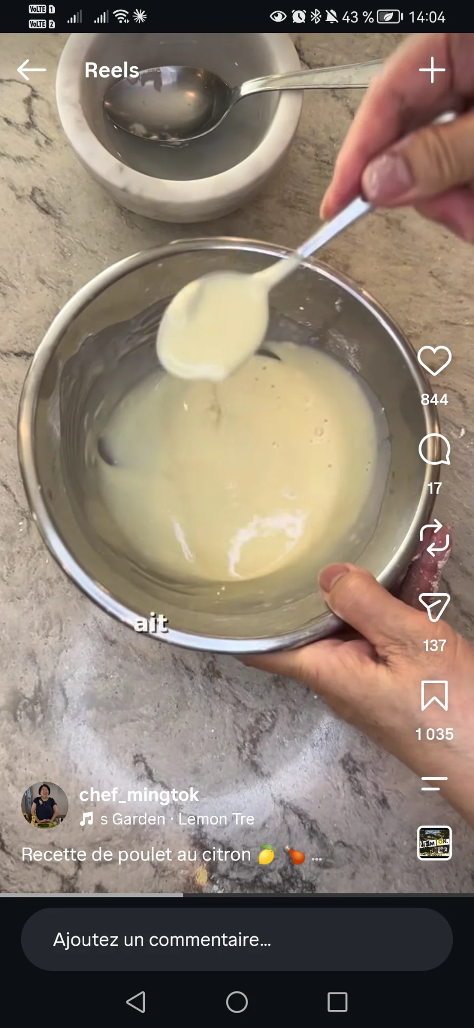 Poulet au citron