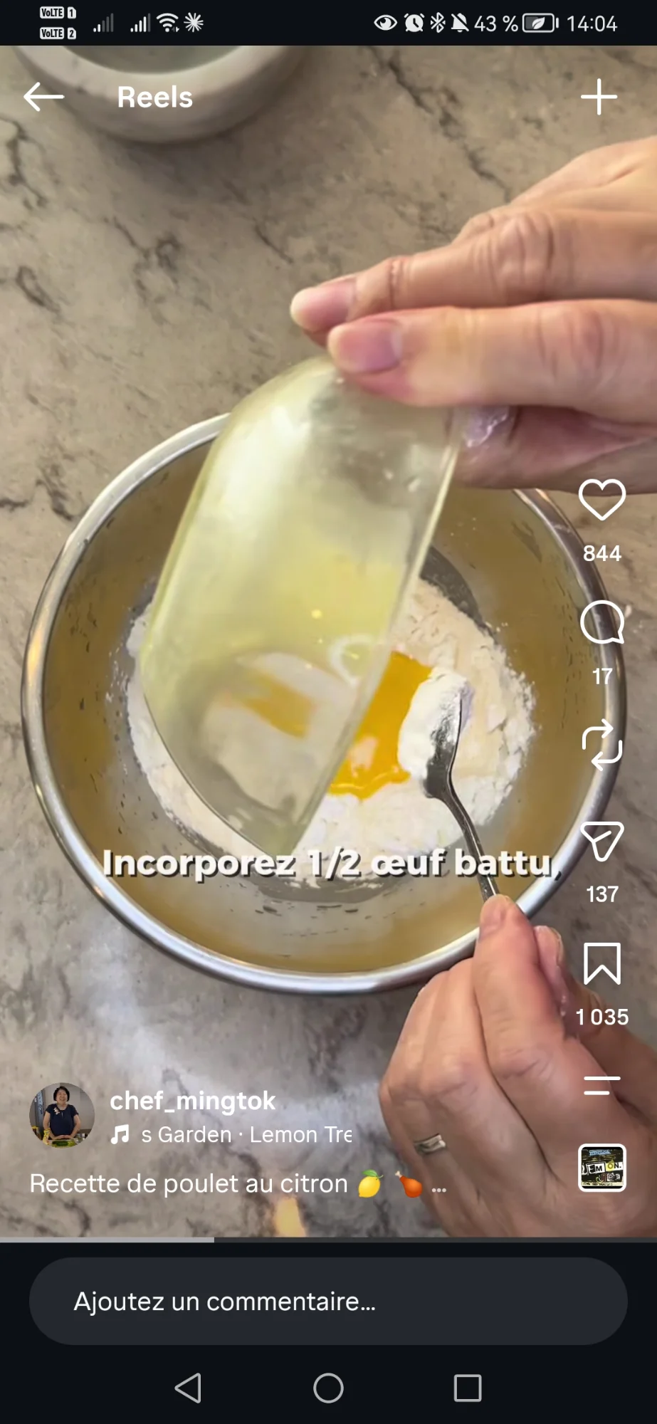 Poulet au citron