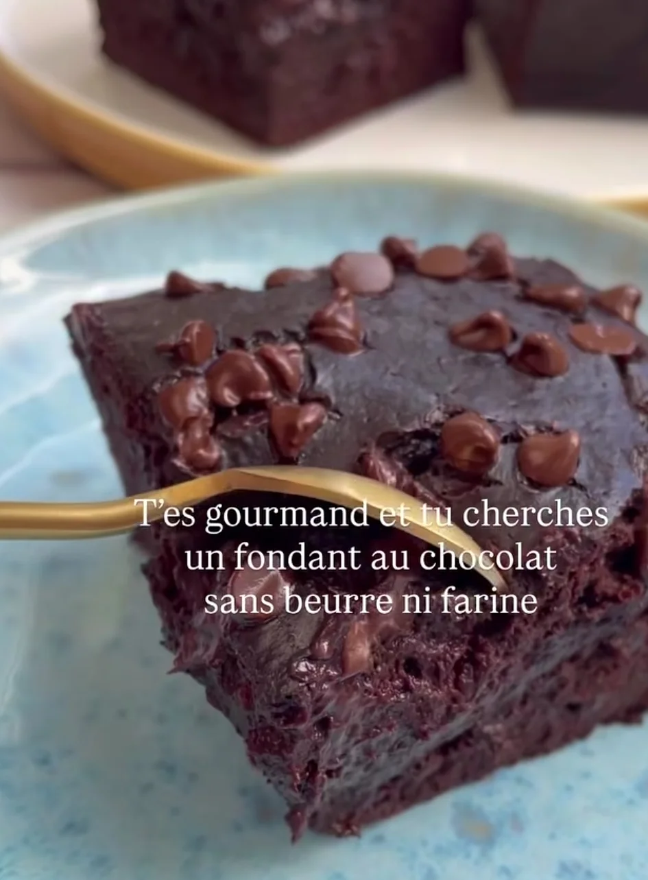 Fondant au chocolat sans beurre ni farine