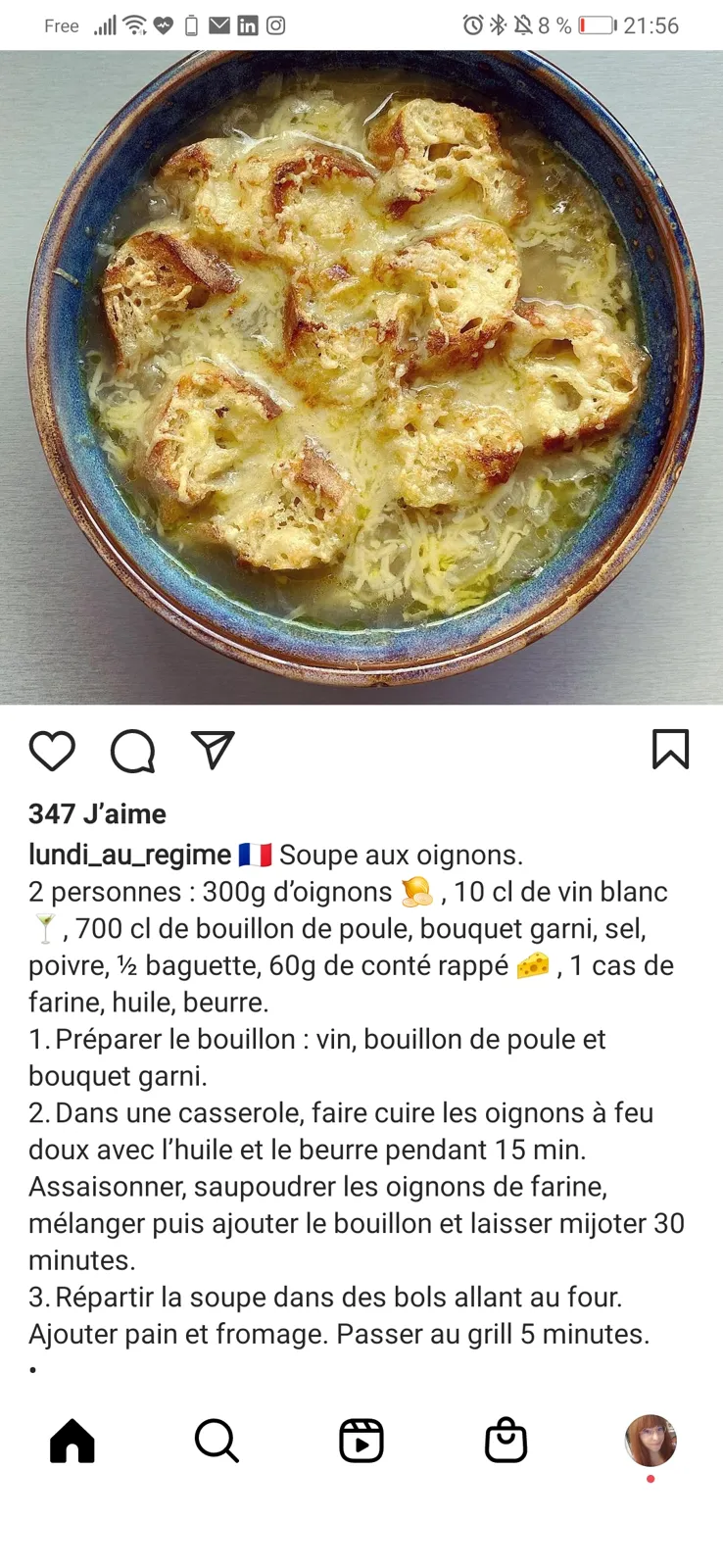Soupe Oignon