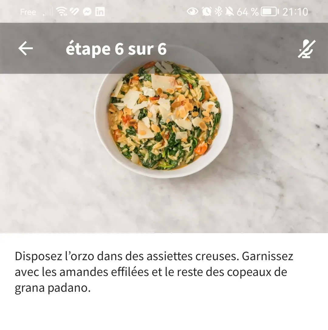 Orzo Epinard