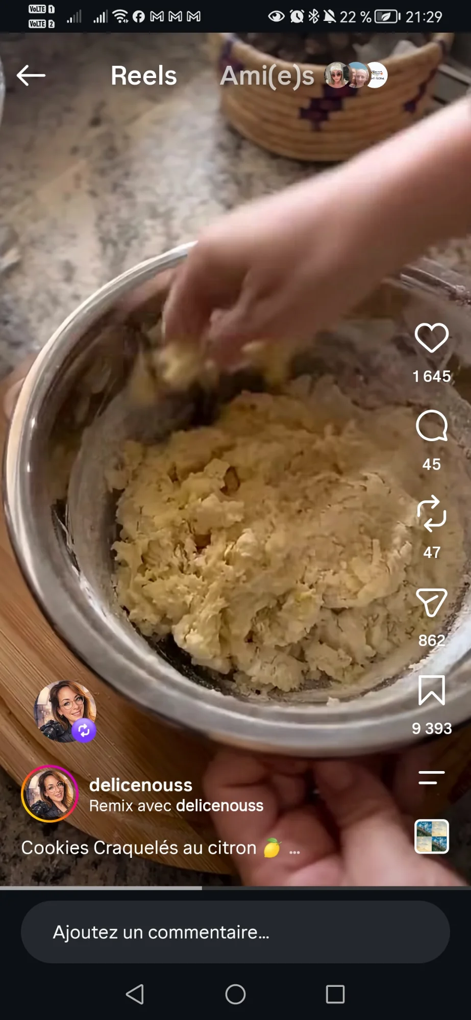 Cookies craquelés au citron