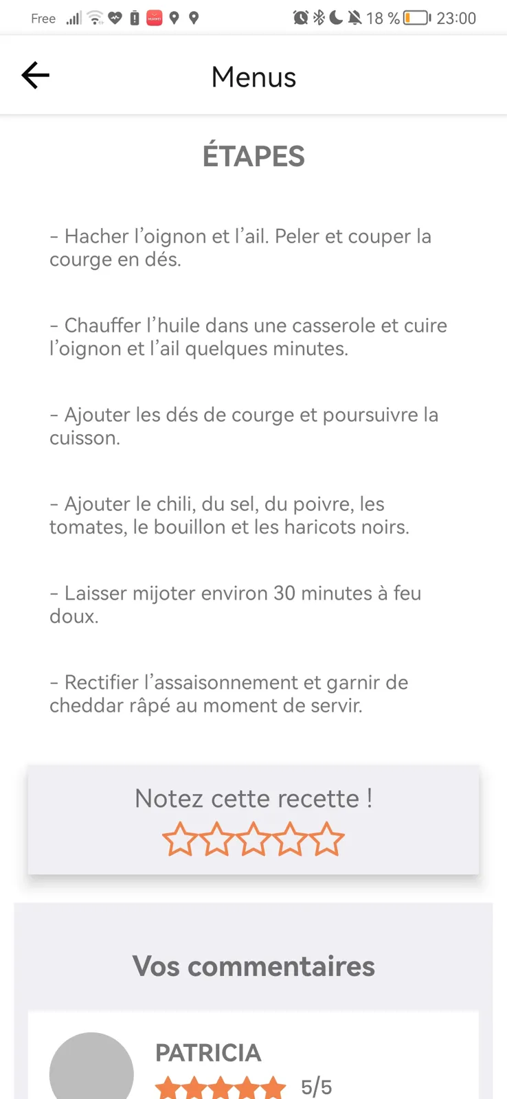 Chili de courge