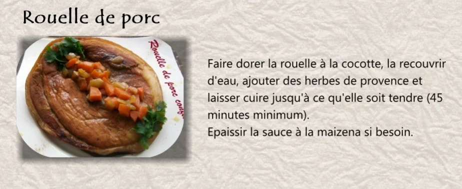 Rouelle de porc