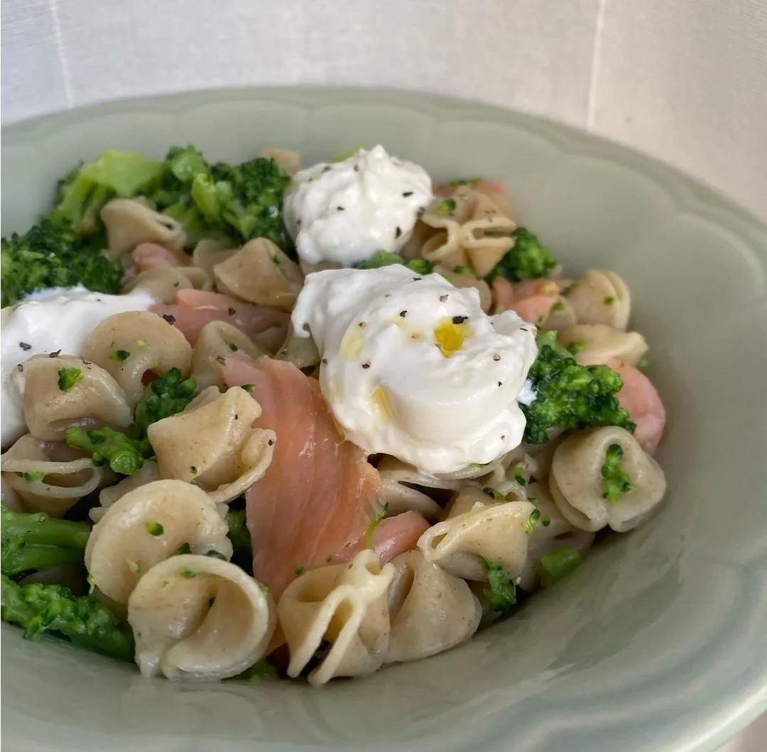 Pâtes brocoli saumon