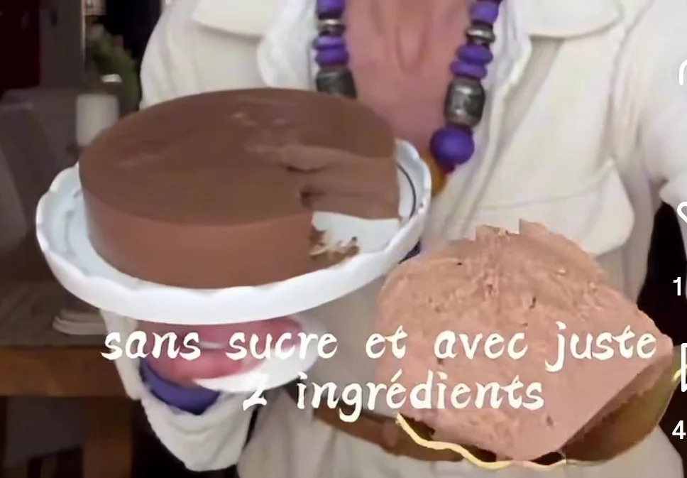 Fudge cake chocolat et pommes à 2 ingrédients
