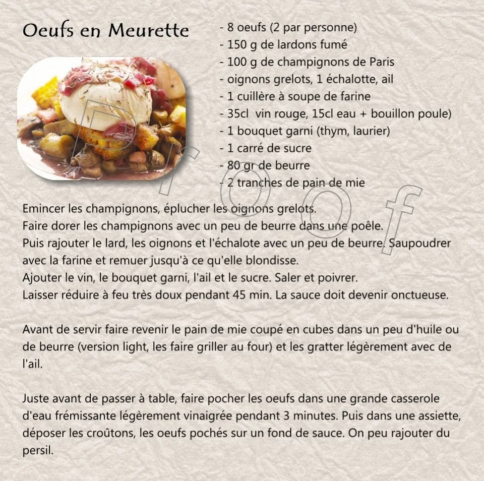 Œufs en meurette