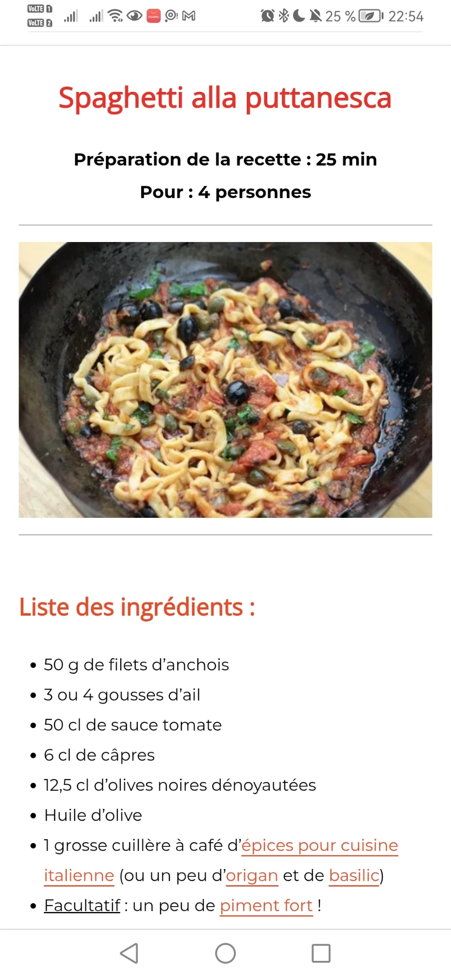 Spaghetti alla puttanesca