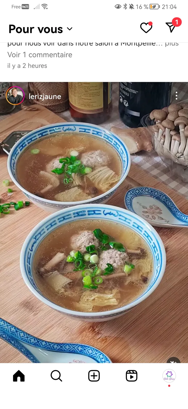 Soupe boulette