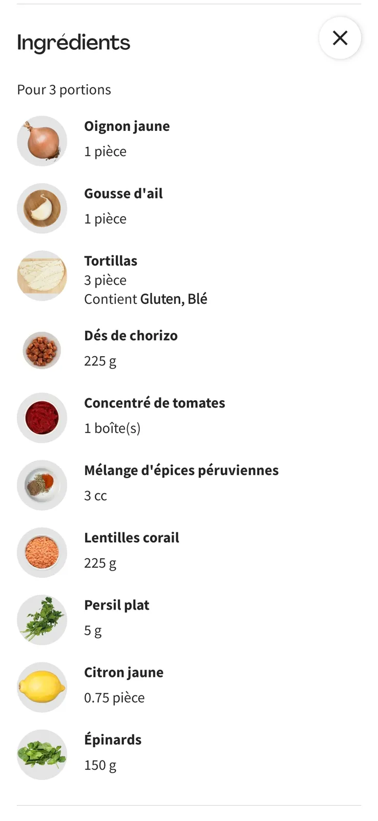 Soupe lentilles chorizo