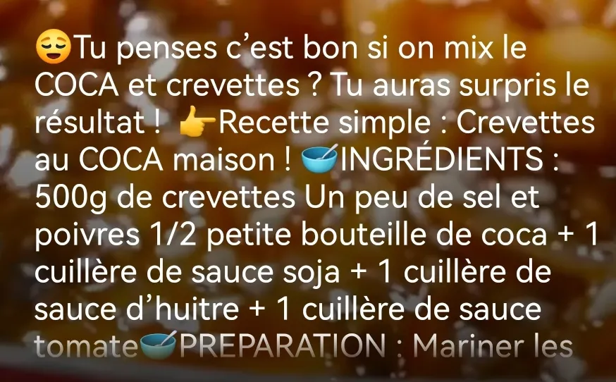 Crevettes asiatiques