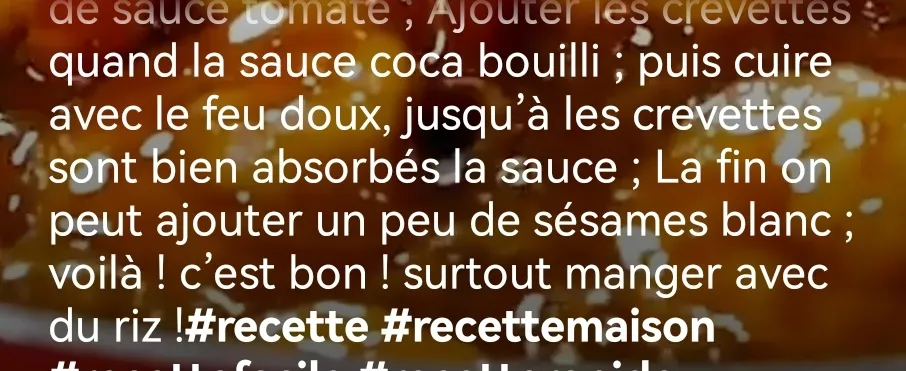 Crevettes asiatiques